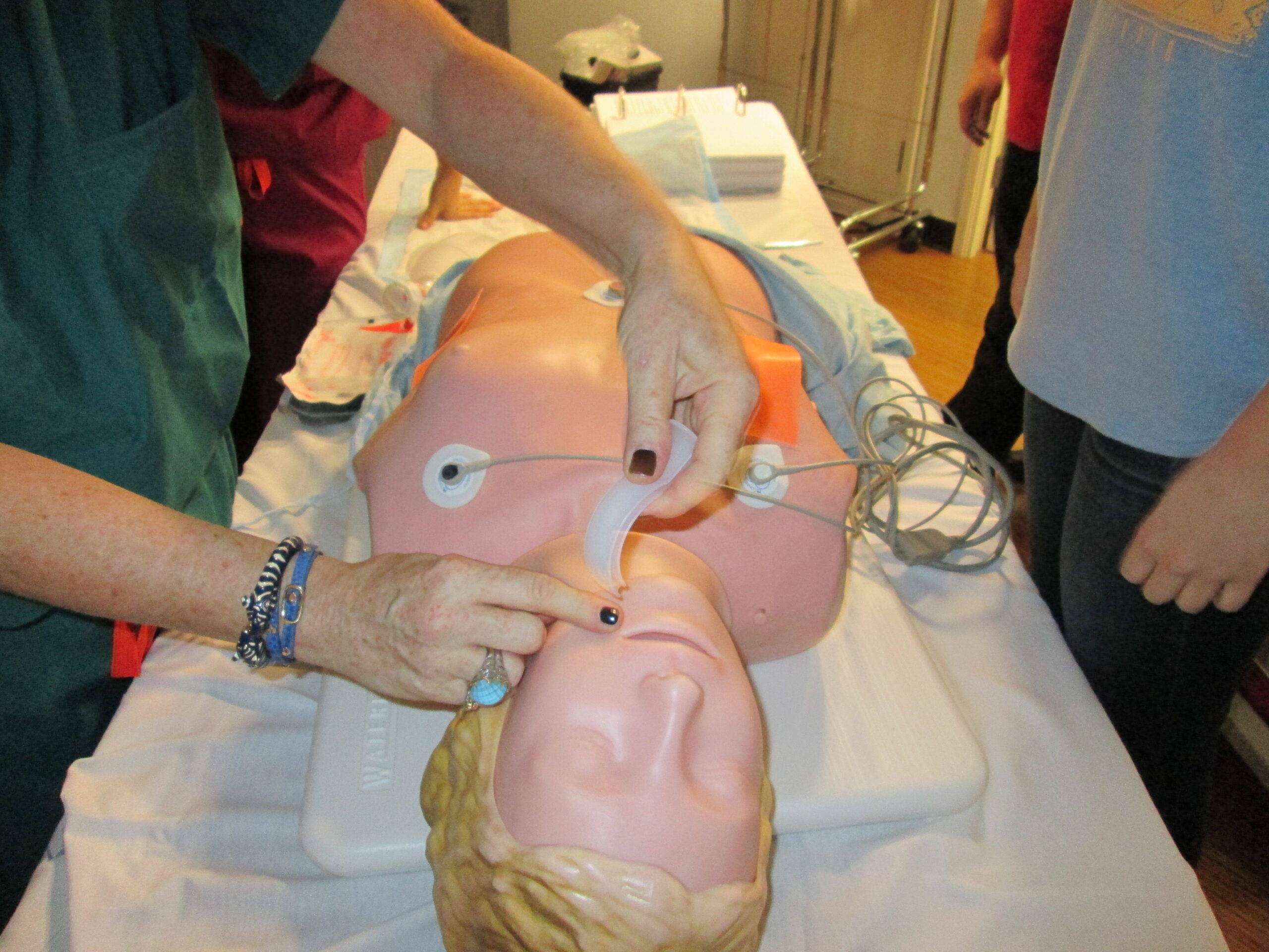 CPR Drill for the surgery center accreditation inspection